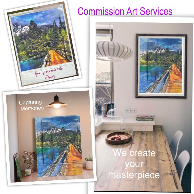 Homepage Commissioned Art Services Collage
